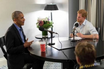 Wawancara Langka Pangeran Harry dengan Obama, Apa Isinya?