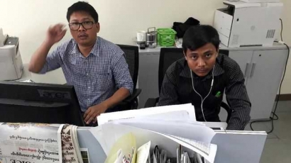 Pers Myanmar dan Penahanan Dua Wartawan Reuters