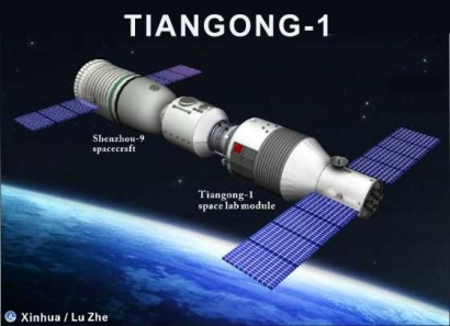 Maret 2018 Diprediksikan Bangkai Stasiun Luar Angkasa Cina Jatuh ke Bumi