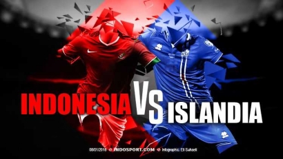 Timnas Indonesia vs Timnas Islandia Berlaga di Stadion Utama GBK