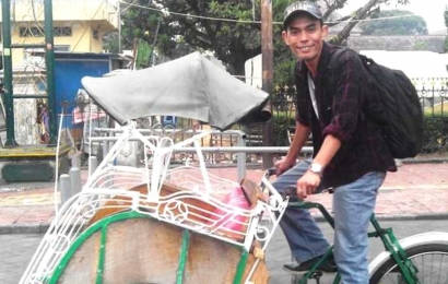 Curhatan Tukang Becak di Jakarta