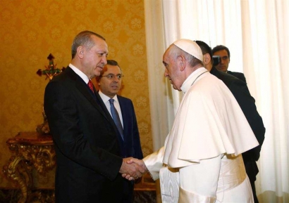 Paus dan Erdogan Sepakat Menentang Keputusan Trump soal Yerusalem