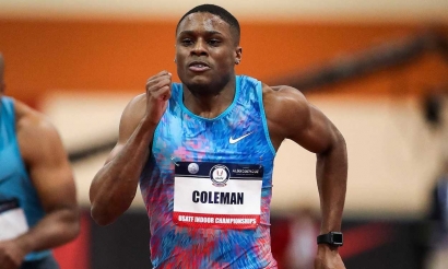 Pecahkan Rekor dunia 60 Meter, Coleman Mengincar Rekor Usain Bolt