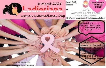 Deteksi Dini Kanker dalam "Woman Internasional Day" Bersama Ladiesiana