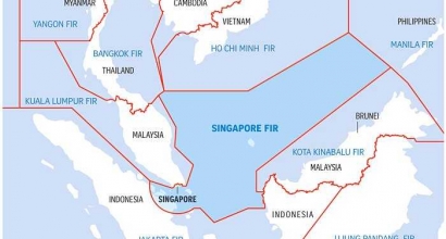 Sebagian Wilayah Udara Kita Masih dikelola Oleh FIR Singapura