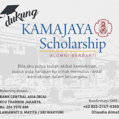 Beasiswa KAMAJAYA: Mari Tolak Mahasiswa Putus Kuliah!