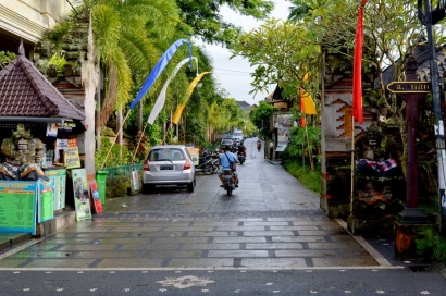 Mengintip Jalan Kanjeng yang Jadi Kampung Seniman di Bali