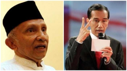 Bukan Mengibuli dan Membiarkan PKI, Jokowi Hanya Iba Melihat Degradasi Berpikir Amien Rais