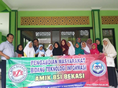 Pengabdian Masyarakat Amik BSI Bekasi di Bogor 2018