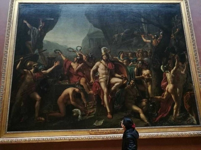 Status Perjalanan (8), Lukisan King Leonidas