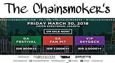 "The Chainsmoker's Welcome To Indonesia"