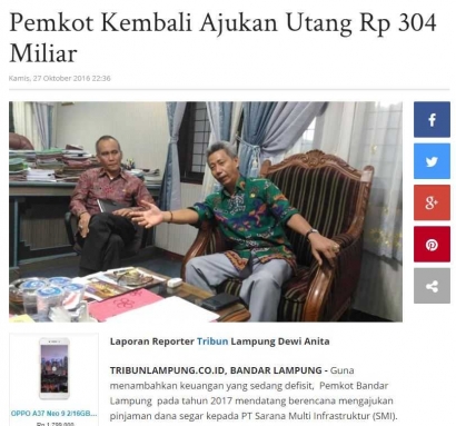 Karena Herman HN, Satu Orang di Bandar Lampung Berhutang 482 Ribu Rupiah?
