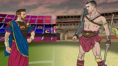 2 Gol "Bunuh Diri" Pemain Roma Untungkan Barcelona
