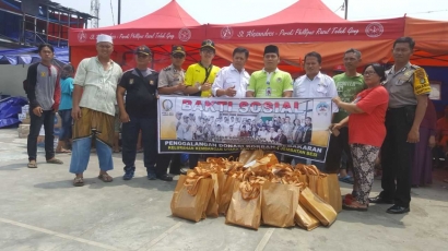 FK-LMK Jakarta Barat Adakan Bakti Sosial Kebakaran Kembangan Utara