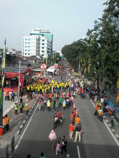 Geliat Wirausaha UMKM di Acara Car Free Day Jakarta Barat