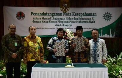 KLHK dan PP Muhammadiyah Kerjasama Wujudkan Nawacita