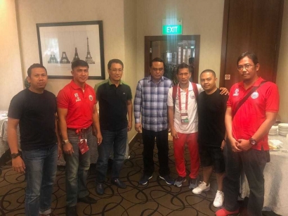 Wakapolri Dampingi Persija Jakarta Pada Laga Melawan Tampines Rovers di Singapura