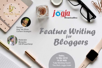 [KJOG] Mari Turut Serta #DownloadIlmu Belajar "Feature Writing for Bloggers"