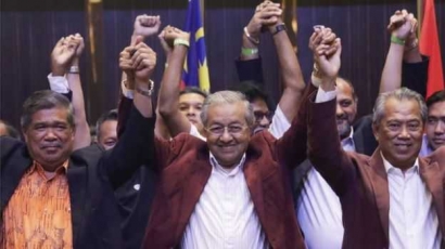 Isu Korupsi Tumbangkan "Incumbent" di Pemilu Malaysia 2018