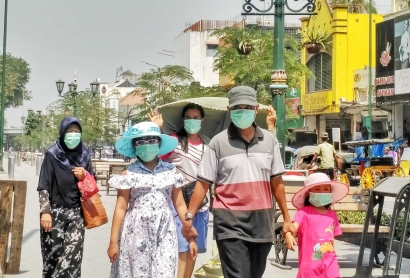 [Potret] Merapi Erupsi, Ini Kondisi Kota Yogyakarta saat Dihujani Debu Vulkanik