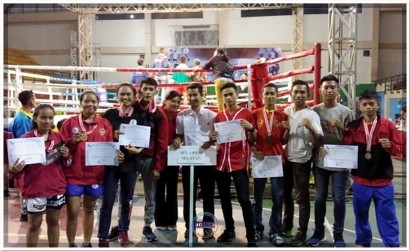 3 Medali Untuk Sulsel Persembahan Atlet Muay Thai Bantaeng