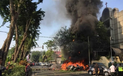 Ledakan Bom di Surabaya dan Sidoarjo