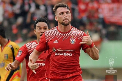 Menjelang Persija Vs Home United, Marko Simic Sudah Lama Tidak Mencetak Gol