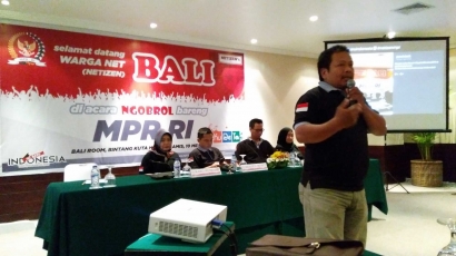 MPR Plesiran ke Bali, Ngobrol Bareng Netizen tentang 4 Pilar MPR RI