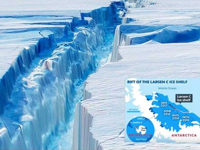 Kecanggihan Teknologi Menyingkap Pecahan Es Antartika