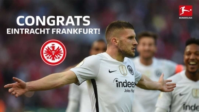 Rebic Akhirnya Sukses Antarkan Frankfurt Juara