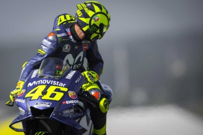 Valentino Rossi Raih Podium Tiga di MotoGP Seri Le Mans Perancis