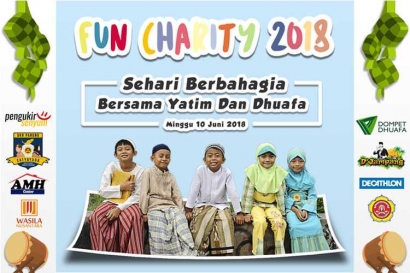 125 Anak Yatim dan Dhuafa Berbahagia di FUNCHARITY 2018