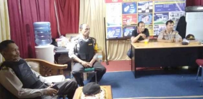 H-3 Lebaran Idul Fitri, Kapolsek Palmerah Siaga Pos Pam Operasi Ketupat Jaya 2018
