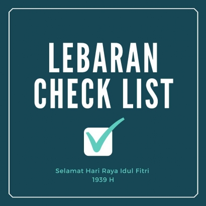 Lebaran "Check List"