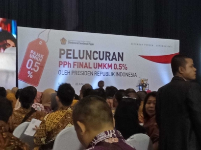 Presiden Joko Widodo Luncurkan PPh Final UKM 0,5 Persen