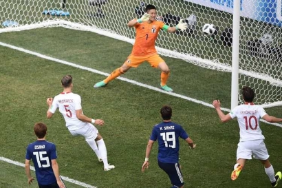 Piala Dunia, Jepang Lolos Bersama Kolombia walau Kalah dari Polandia