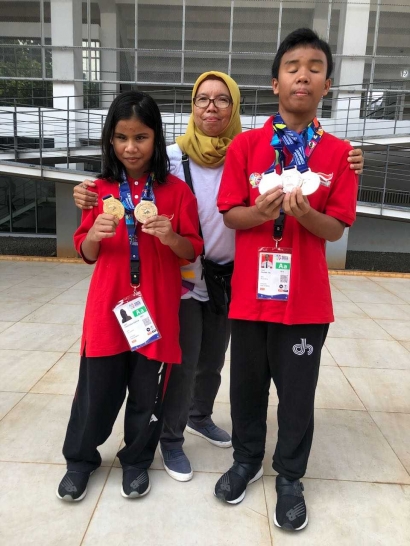 Atlit Disabilitas Panti Raih Medali di Test Event Paragames 2018