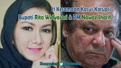 11 Kesamaan Terpidana Korupsi Rita Widyasari dan Nawaz Sharif