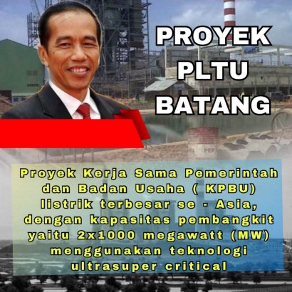 Keberhasilan Pemerintah Presiden Jokowi Selesaikan Proyek PLTU Batang yang Mangkrak Empat Tahun