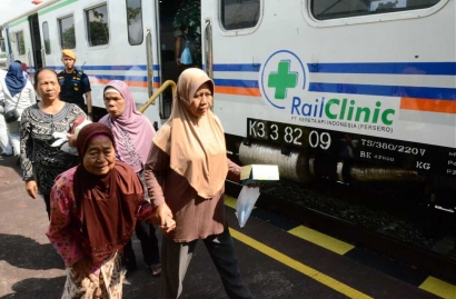 Berikan Pelayanan Kesehatan Gratis, Warga Apresiasi Rail Clinic