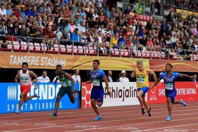 Sejarah Indonesia! "The Dope Z"Lalu Muhammad Zohri, Rebut Emas 100 Meter Kejuaraan Dunia Atletik U-20