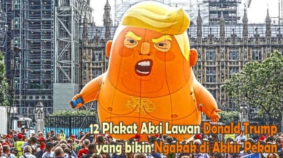 12 Plakat Anti Donald Trump yang Buat Terpingkal-pingkal di Akhir Pekan