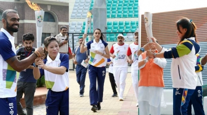 Dinyalakan dari India, Obor Asian Games 2018 Sudah Siap Keliling Indonesia
