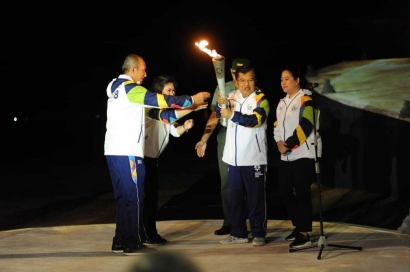 Wapres Jusuf Kalla Hadiri Konser Torch Relay Asian Games 2018