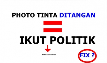 Ikut Politik, Bukan Hanya Tentang  Update Photo Tinta Ditangan (?)