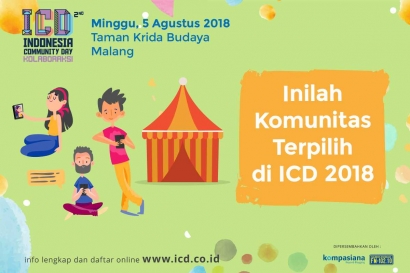 Yuk Datang dan Berbagi Keceriaan dengan Beragam Komunitas di ICD 2018!