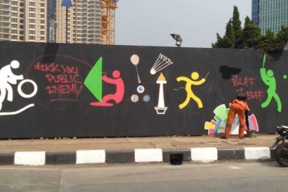 Bila Vandalisme Dikecam, Apakah Setiap Mural Asian Games Sedap Dipandang?