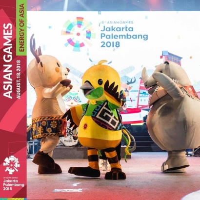 Maskot dan "Merchandise" Sebagai Daya Tarik Asian Games 2018
