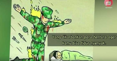 Ikhlas dalam Hening, Prabowo