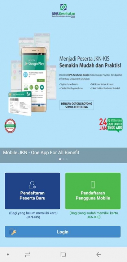 Aplikasi Mobile JKN Berbasis Android dari BPJS Kesehatan